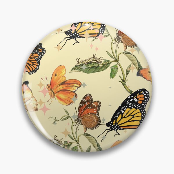 Item preview, Monarch Butterfly Life Cycle Sparkle Botanical Design designed and sold by Extremeallie.