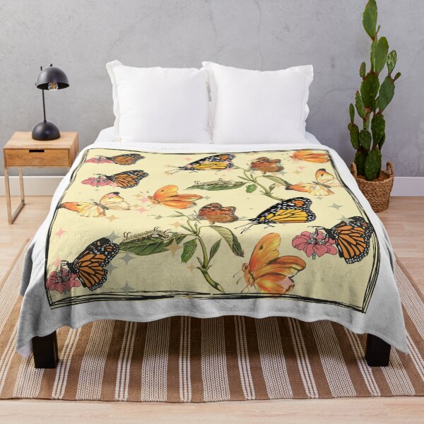 Item preview, Monarch Butterfly Life Cycle Sparkle Botanical Design designed and sold by Extremeallie.