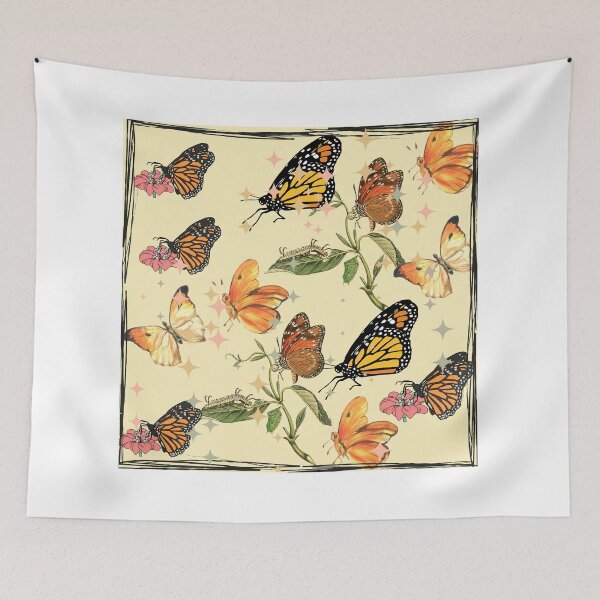 Item preview, Monarch Butterfly Life Cycle Sparkle Botanical Design designed and sold by Extremeallie.