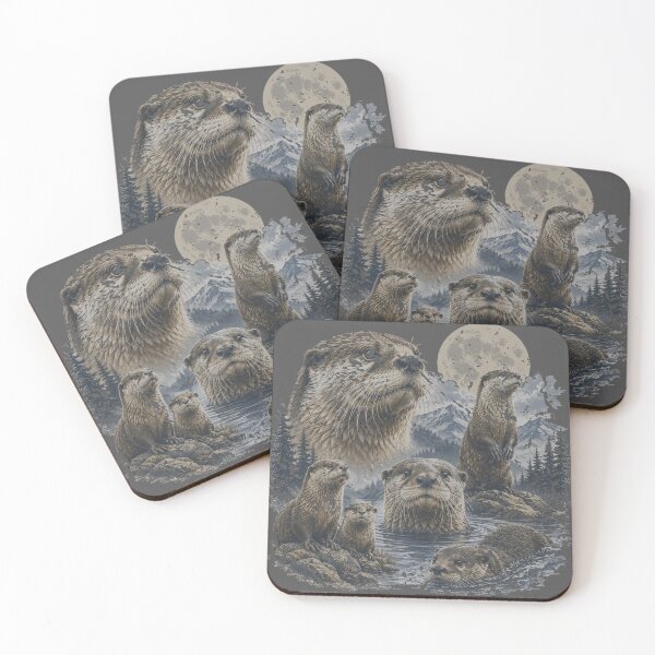 Item preview, Classic Otter Wild Wilderness Nature designed and sold by BlueLineLAX.
