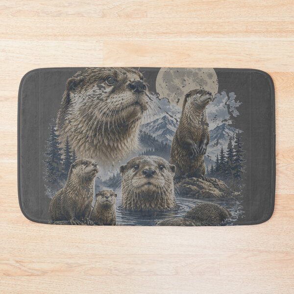 Item preview, Classic Otter Wild Wilderness Nature designed and sold by BlueLineLAX.