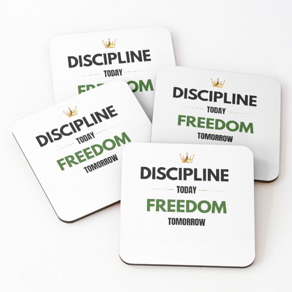 Item preview, Discipline Today, Freedom Tomorrow | Motivational Quote T-Shirt | Success Mindset Apparel designed and sold by KBizofficial.
