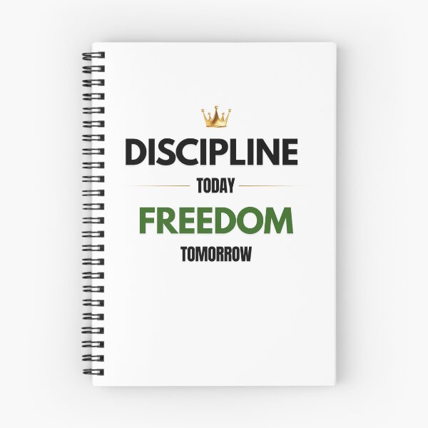 Item preview, Discipline Today, Freedom Tomorrow | Motivational Quote T-Shirt | Success Mindset Apparel designed and sold by KBizofficial.