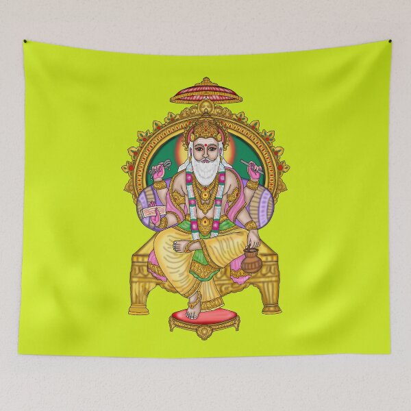Item preview, Lord Vishwakarma Artwork | Divine Architect God Digital Art Illustration designed and sold by Harshit_Digital_Arts.
