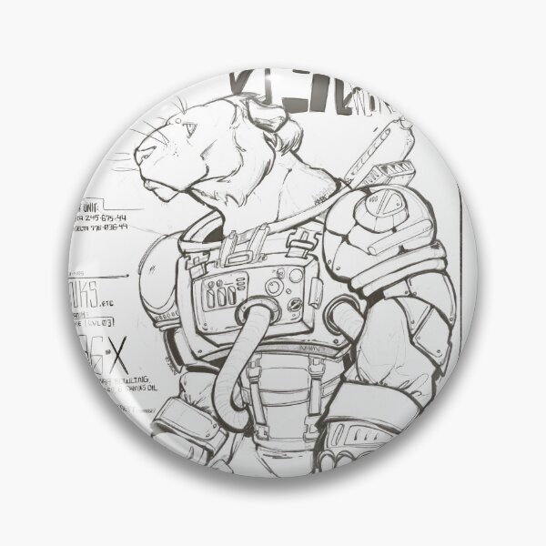 Item preview, Weretiger Astronaut designed and sold by DuckyBrew.