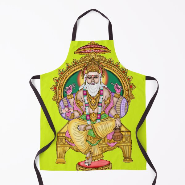 Item preview, Lord Vishwakarma Artwork | Divine Architect God Digital Art Illustration designed and sold by Harshit_Digital_Arts.
