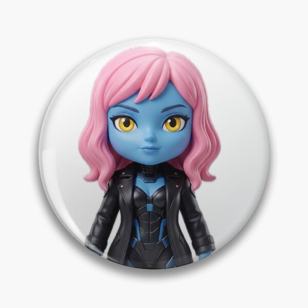 Item preview, PNK001 Chibi Robot Doll - Built-In Sin Collectible designed and sold by Savior City Artifacts.