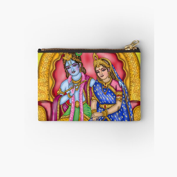 Item preview, Lord Radha Krishna Artwork | Divine Hindu Spiritual Digital Painting designed and sold by Harshit_Digital_Arts.