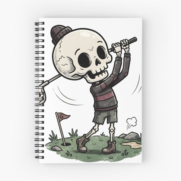 Item preview, Playing Golf Hitting Ball with Skull designed and sold by MisteryDesigner.