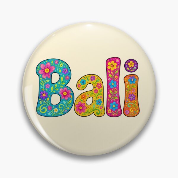 Item preview, Bali - Bright Floral Folk Art designed and sold by Myra365Art.
