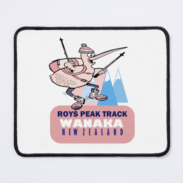 Item preview, Roys Peak Track Kiwi Bird Hiker designed and sold by Al Benge - NZ & Australian Art.