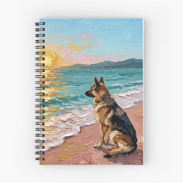Item preview, Beach Days - German Shepherd 2 designed and sold by AjaTrier.