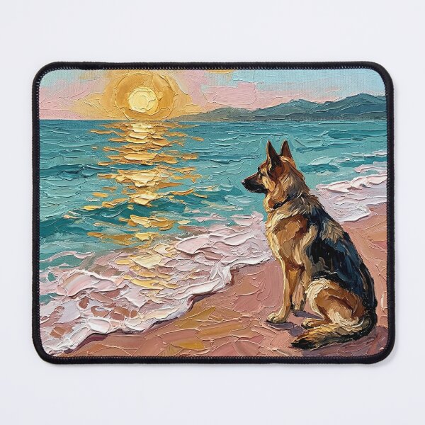 Item preview, Beach Days - German Shepherd 2 designed and sold by AjaTrier.