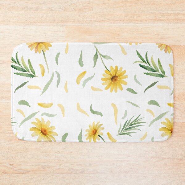 Item preview, A happy pattern of yellow daisies. designed and sold by JayzArtz.