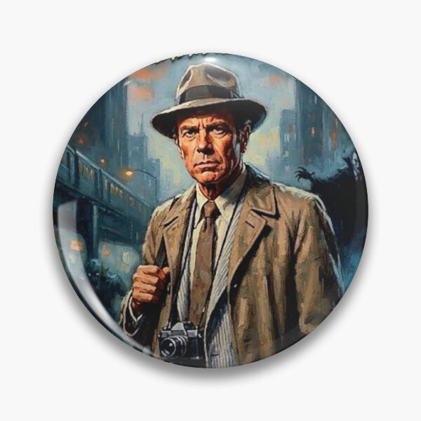 Item preview, Night Stalker Retro Horror Mystery Tribute Art Poster designed and sold by Art's Diner.