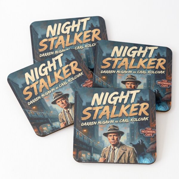 Artikelvorschau, Night Stalker Retro-Horror-Mystery-Tribute-Kunstposter entworfen und verkauft von Art's Diner.