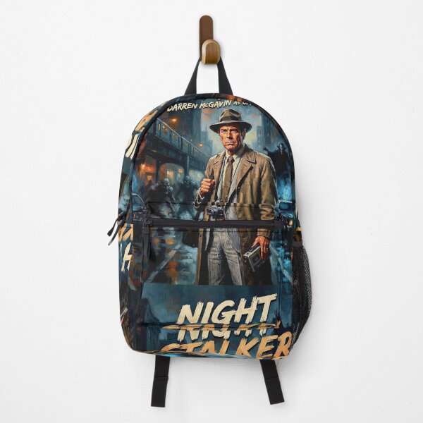 Item preview, Night Stalker Retro Horror Mystery Tribute Art Poster designed and sold by Art's Diner.