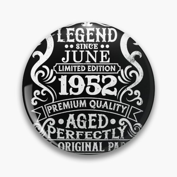 Item preview, Aged To Perfection 1952 Vintage Birthday Limited Edition Retro Gift designed and sold by OliviaHayesArt.