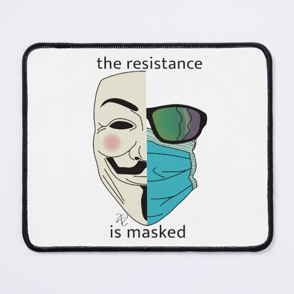 Item preview, the resistance is masked (color) designed and sold by Xzanderaven.