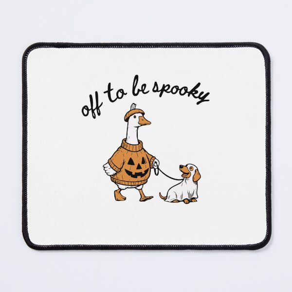 Item preview, Off To Be Spooky Goose Holding Coffee Pumpkin Bucket Funny Halloween designed and sold by BornBorn.