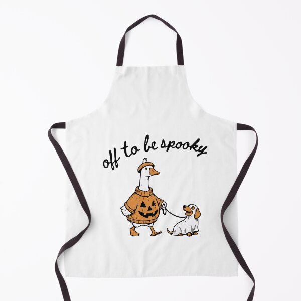 Item preview, Off To Be Spooky Goose Holding Coffee Pumpkin Bucket Funny Halloween designed and sold by BornBorn.