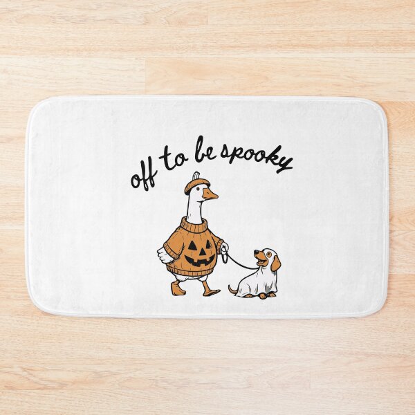 Item preview,  Off To Be Spooky Goose Holding Coffee Pumpkin Bucket Funny Halloween designed and sold by BornBorn.