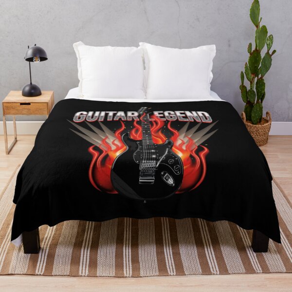 Item preview, Guitar Legend – Flaming Electric Guitar Rock Design designed and sold by Midnight Veil Designs.