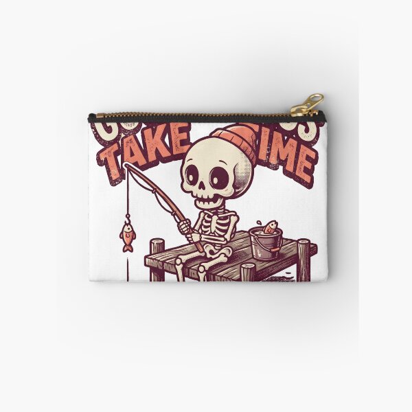 Item preview, Skeleton Fishing on Wooden Dock designed and sold by MisteryDesigner.