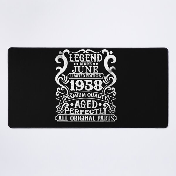 Item preview, Aged To Perfection 1958 Vintage Birthday Limited Edition Retro Gift designed and sold by OliviaHayesArt.