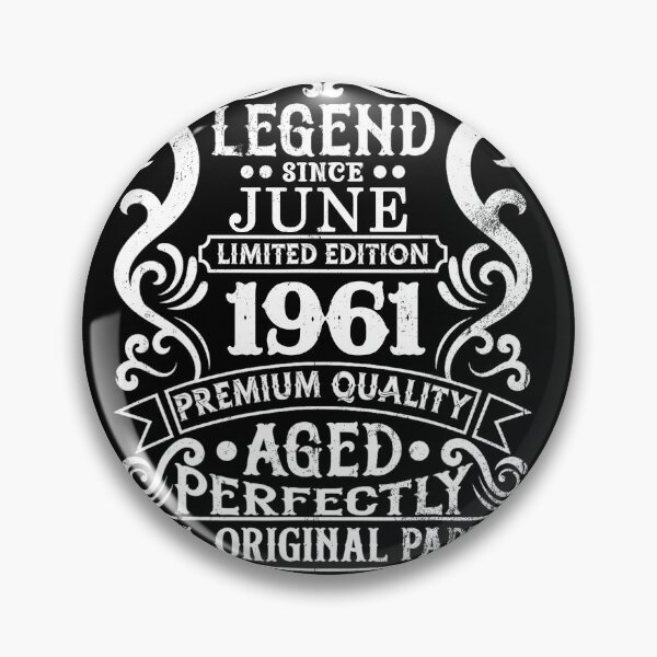 Item preview, Aged To Perfection 1961 Vintage Birthday Limited Edition Retro Gift designed and sold by OliviaHayesArt.