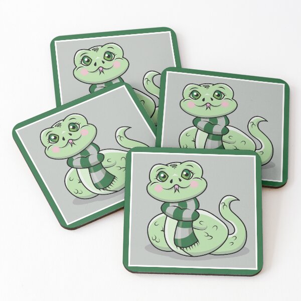 Item preview, Snake Green and Silver Scarf Square designed and sold by colormemaroon.
