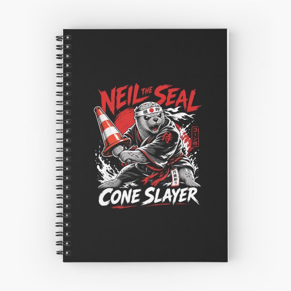 Item preview, Neil the Seal Samurai Cone Slayer Japanese Style Funny Meme T-Shirt designed and sold by Uglyandcute.