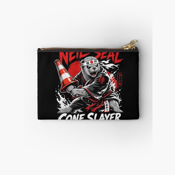 Item preview, Neil the Seal Samurai Cone Slayer Japanese Style Funny Meme T-Shirt designed and sold by Uglyandcute.