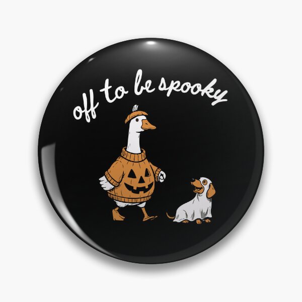 Item preview, Cute  of  Off To Be Spooky Goose Holding Coffee Pumpkin Bucket Funny Halloween designed and sold by BornBorn.