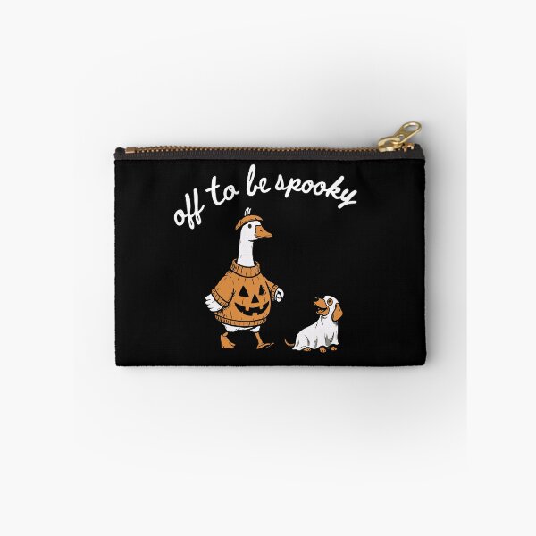 Item preview, Cute of Off To Be Spooky Goose Holding Coffee Pumpkin Bucket Funny Halloween designed and sold by BornBorn.