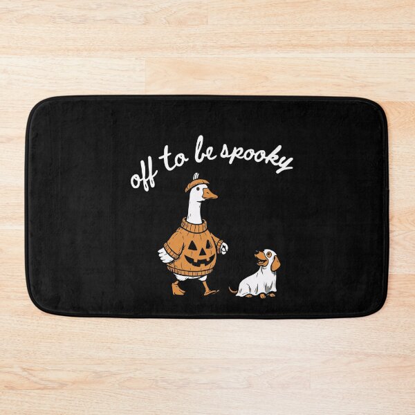 Item preview, Cute  of  Off To Be Spooky Goose Holding Coffee Pumpkin Bucket Funny Halloween designed and sold by BornBorn.