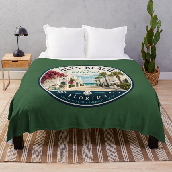 Item preview, Alys Beach Badge | The White Coast Retro Florida 30A Emblem designed and sold by piketo.