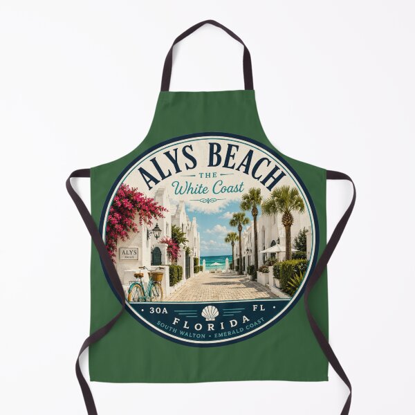 Item preview, Alys Beach Badge | The White Coast Retro Florida 30A Emblem designed and sold by piketo.