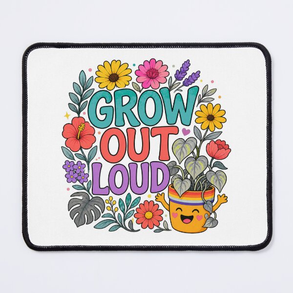 Item preview, Grow Out Loud Flowers designed and sold by Tatsed.