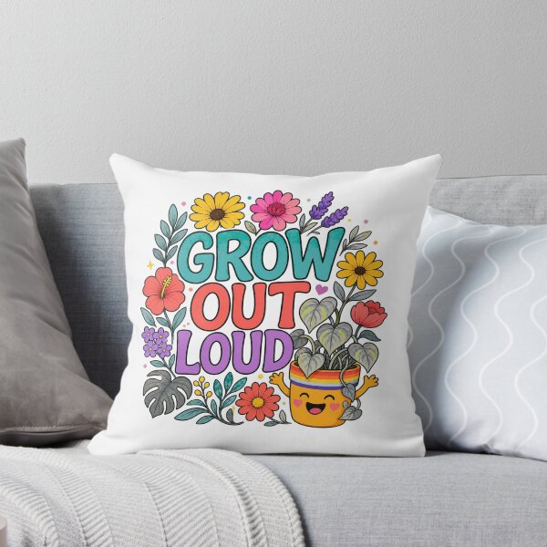 Item preview, Grow Out Loud Flowers designed and sold by Tatsed.