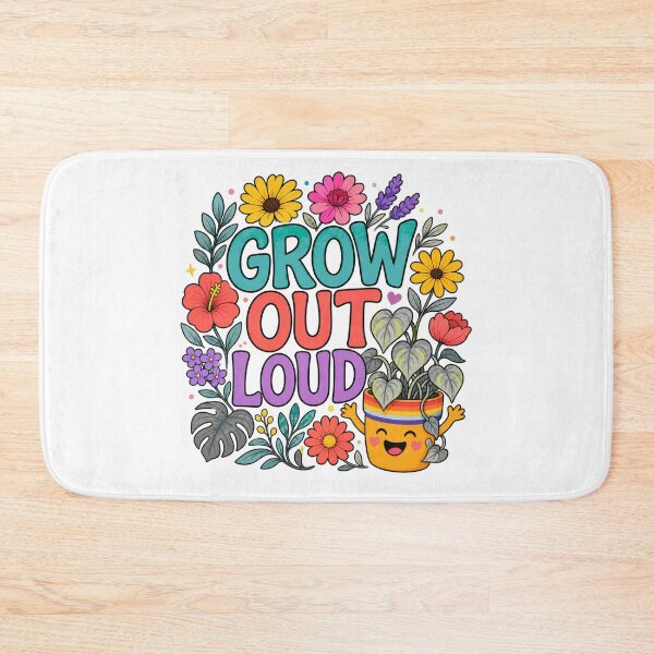 Item preview, Grow Out Loud Flowers designed and sold by Tatsed.