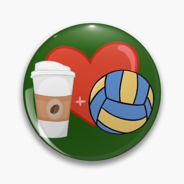 Item preview, I Love Coffee and Volleyball Sports Club Athlete Nationals Gifts designed and sold by Komorebji.