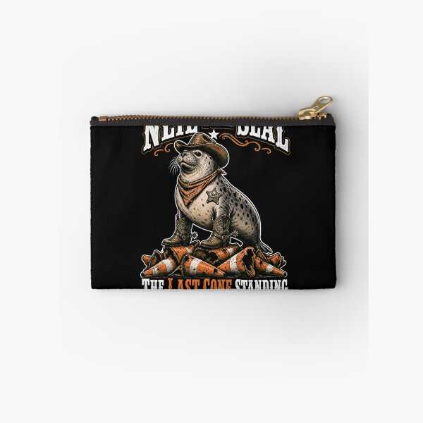 Item preview, Neil the Seal Cowboy Western The Last Cone Standing Funny Meme designed and sold by Uglyandcute.