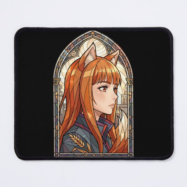 Item preview, Holo Spice and Wolf Foxlike Traveler Stained Glass designed and sold by mildaclairmo.