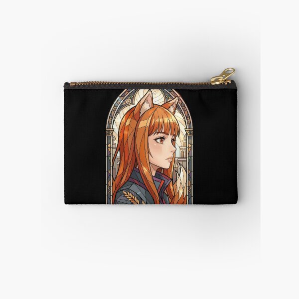 Item preview, Holo Spice and Wolf Foxlike Traveler Stained Glass designed and sold by mildaclairmo.