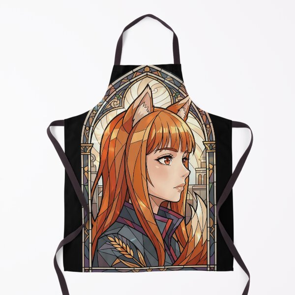 Item preview, Holo Spice and Wolf Foxlike Traveler Stained Glass designed and sold by mildaclairmo.