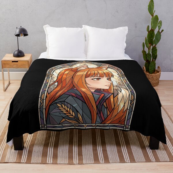 Item preview, Holo Spice and Wolf Foxlike Traveler Stained Glass designed and sold by mildaclairmo.