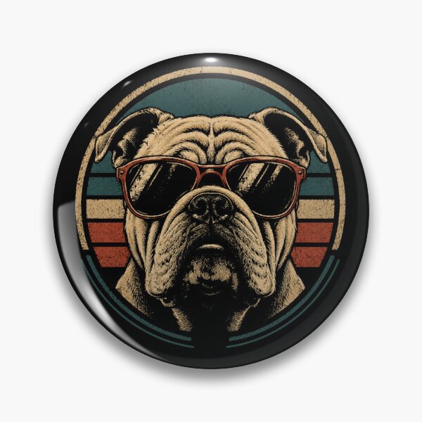 Item preview, Retro Cool Bulldog Sunglasses - Vintage  Dog Lover designed and sold by Moizento.