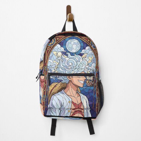 Item preview, Monkey D Luffy One Piece Gear 5 Straw Hat Stained Glass Adventure designed and sold by mildaclairmo.