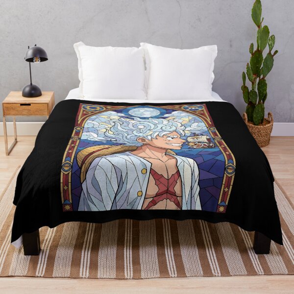 Item preview, Monkey D Luffy One Piece Gear 5 Straw Hat Stained Glass Adventure designed and sold by mildaclairmo.